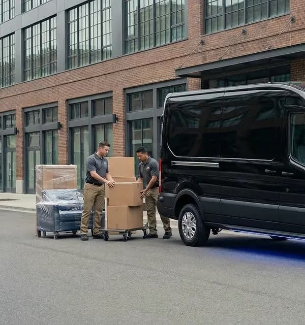 KombiGM tim i vozilo tokom transporta