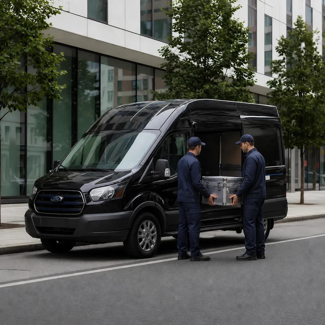 Tim KombiGM utovara robu u kombi vozilo